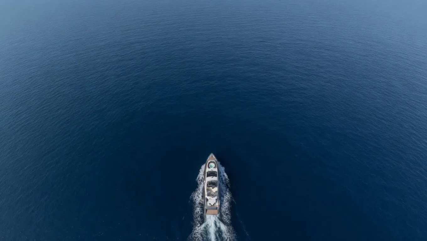 Sailboat under way on Long Island Sound