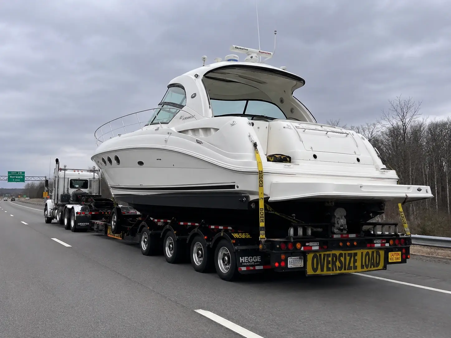 Boat transport in Connecticut