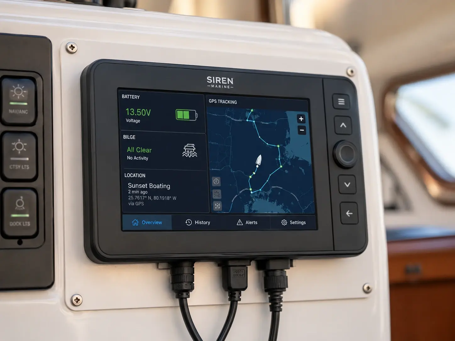Marine cable routing